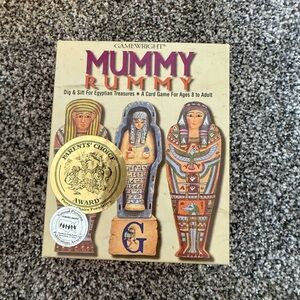 Gamewright Mummy Rummy card game, originally published in 1994